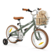 14 Inch Pedal Bike and Helmet Bundle Olive