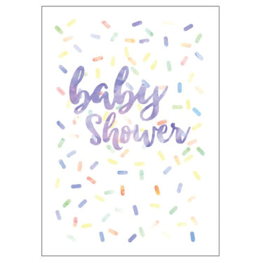 Candle Bark Greeting Card Baby Sprinkles