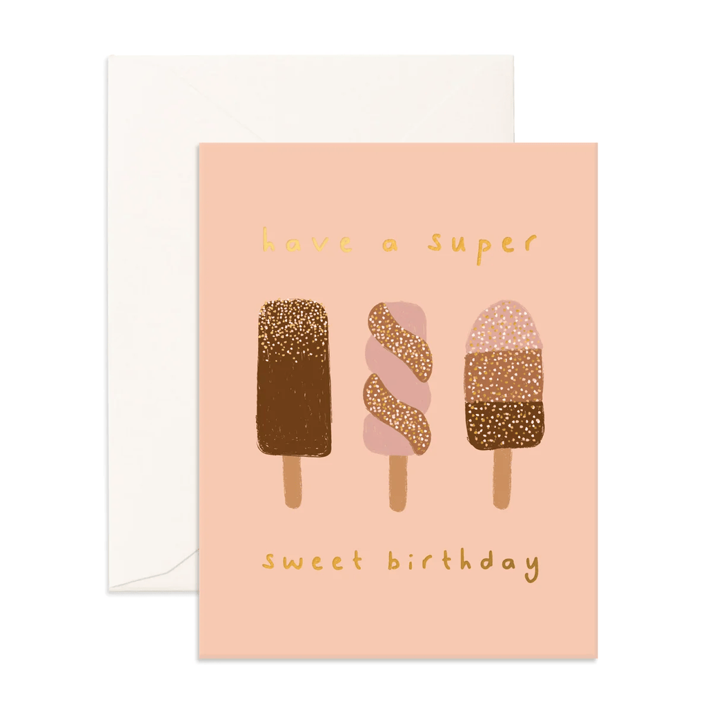 Fox & Fallow Sweet Ice Creams Greeting Card