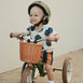 2 in 1 Steel Trike/Balance Bike (incl. wicker basket) Olive