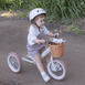 2 in 1 Steel Trike/Balance Bike (incl. wicker basket) Vintage White