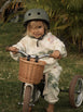 2 in 1 Steel Trike/Balance Bike (incl. wicker basket) Olive
