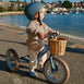 2 in 1 Steel Trike/Balance Bike (incl. wicker basket) Steel Blue