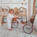 2 in 1 Steel Trike/Balance Bike (incl. wicker basket) Blush Pink