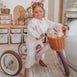 2 in 1 Steel Trike/Balance Bike (incl. wicker basket) Blush Pink