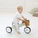 2 in 1 Toddler Mini-Trike/Balance Bike with Wicker Basket Sage