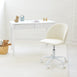 Amari Desk Chair Ivory Boucle