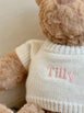 Biscuit the Bear with Sweater Ivory