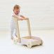 Bloom Baby Walker with 30pc Block Set Soft Pink