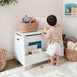 Bodie toy storage box white
