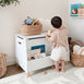 Bodie toy storage box white
