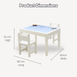 Clover Activity Table & 2 Chair Set