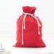 Corduroy SANTA SACK Cherry Red