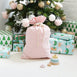 Corduroy SANTA SACK Blush Pink
