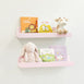 ENZO Wall Mounted Shelf - 2 Pack Soft Pink