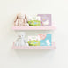 ENZO Wall Mounted Shelf - Single Soft Pink
