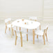 EZRA Rectangle Table & 4 Chair Set
