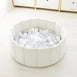 Foldable Corduroy Ball Pit with 200 Balls - Preorder Ivory Ball Pit Grey Smoke Balls