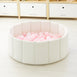 Foldable Corduroy Ball Pit with 200 Balls - Preorder Ivory Ball Pit Pale Pink Balls