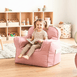 Franklyn Cotton Canvas Beanbag Pale Pink