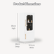 Gourmet Toy Fridge White