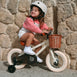 12 Inch Classic Pedal Bike with Wicker Basket Vintage White