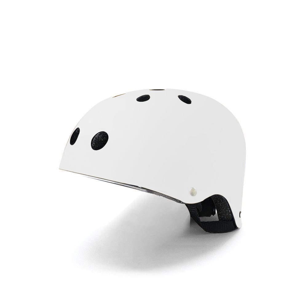 HipKids Matt Bike Helmet White