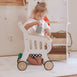 Wooden Toy Shopping Trolley