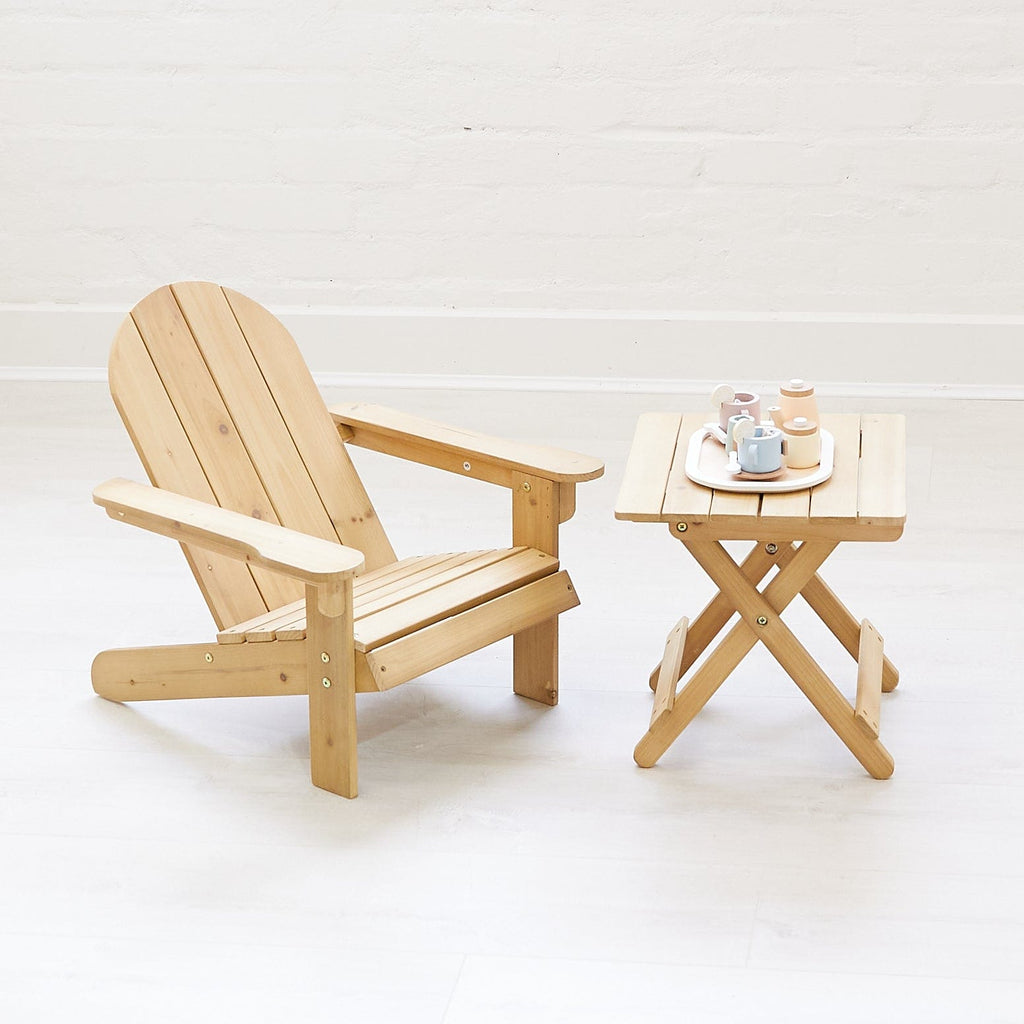Buy Kids Adirondack Chair Side Table Outdoor Patio Sun Chair