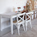 Kids Hampton 2 Chairs & Table Set White