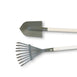 Kids Rake & Shovel Garden Tools Olive
