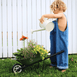 Kids Steel Toy Wheelbarrow Olive