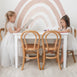 Kids Yves 4 Chairs & Table Set Natural