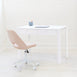 Layla Study Desk & BILLY Corduroy Desk Chair Set Dusty Pink