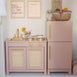 Little Boho Toy Kitchen Set Coral Pink