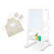 Little Helper Learning Tower (White) with Apron & Oven Glove Set