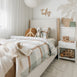 Madden Upholstered Bed - Nordic Latte King Single
