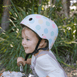 Matt Bike Helmet Dotty