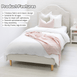 MIA King Single Upholstered Bed