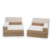 Modular Kids Play Sofa - 12 Piece Set Nougat