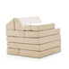 Modular Kids Play Sofa - 12 Piece Set Nougat