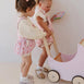 Moon Pram with Daisy Doll Bedding Bundle - preorder Soft Pink/Daisy