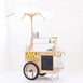 Outdoor Mud Kitchen Cart with Umbrella