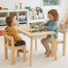 Quinn Lego Table & 2 Chair Set Natural