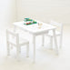 Quinn Lego Table & 2 Chair Set White