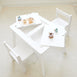 Quinn Lego Table & 2 Chair Set White