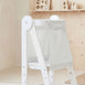 Removable Fabric Toddler Guard - Learning Tower | Ladder White