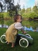 Ride On Steel Racer Push Car Olive