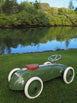 Ride On Steel Racer Push Car Olive