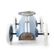 Ride On Steel Racer Push Car Steel Blue